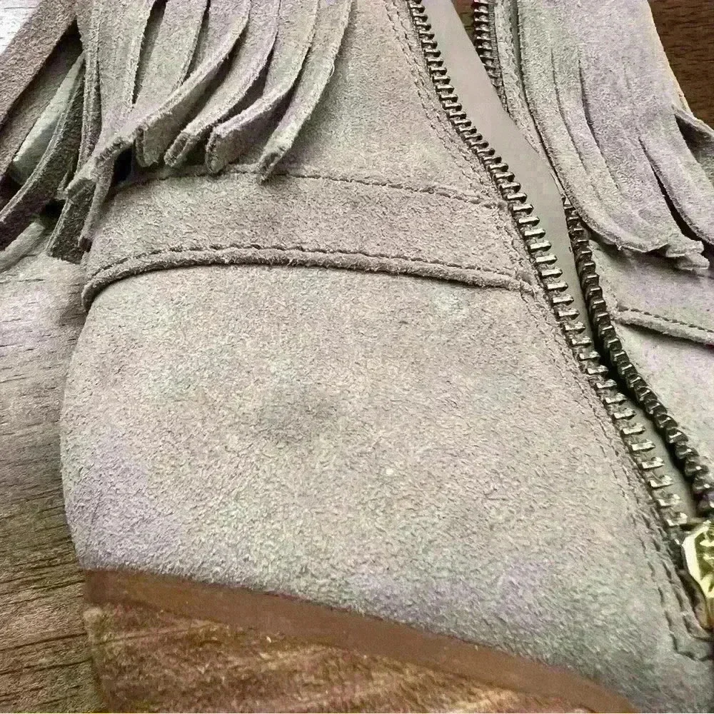Lauren Ralph Lauren Fringe Booties